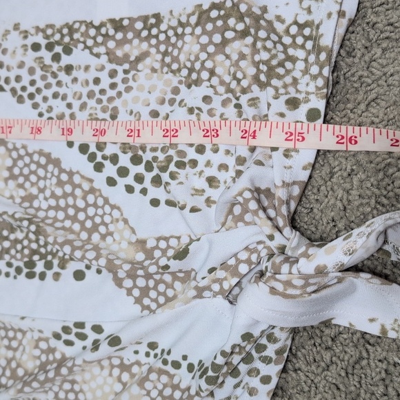 Easywear By Chico's Polka dot Animal Snake Print Top Blouse Size 3(16) - Picture 9 of 9